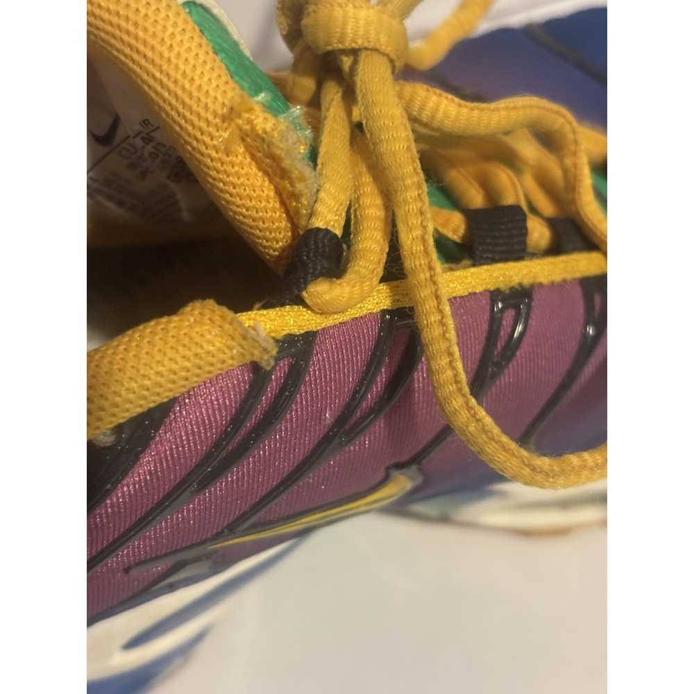 Nike Air Max Plus Gumball Size 4.5Y‎ Blue Yellow Boys Athletic Sneakers - Picture 12 of 12